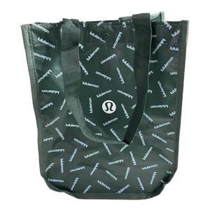Lululemon Dark Green Reusable Shopping / Gift Bag Tote